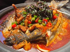 香辣凌波烤鱼-探鱼·鲜青椒爽麻烤鱼(西南商都店)