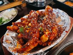 烤辣味鸡爪-青春韩国料理(汽博店)