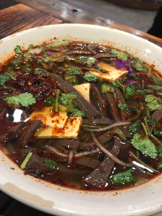 (砂之船奥特莱斯店)-粉汤羊血-菜-粉汤羊血图片-西安美食-大众点评网