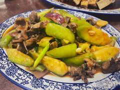 丝瓜炒鹅杂-下村新强记烧鹅店