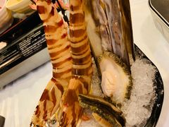 花竹虾-鲜入围煮花胶鸡海鲜火锅