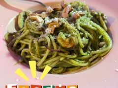 青酱蘑菇虾仁意粉-Season施莀·牛扒·意粉·饭·足球主题餐吧
