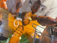 烤蚕蛹-丹东特色烤肉(学府路一部店)