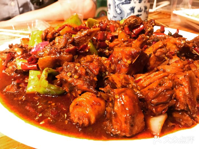 老李家炒鸡虾尾(金水凯旋店)大盘炒鸡图片