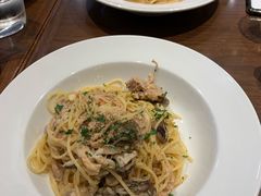 蘑菇鸡肉奶油意面-HARBS(渋谷ヒカリエ シンクス店)