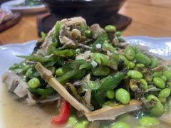 咸菜笋干炒毛豆-安吉将军阁土菜馆(将军关漂流店)