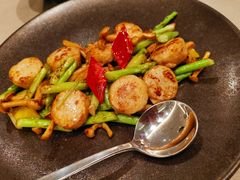 烧汁白玉菇炒带子-尚一汤 广东炖汤(金桥国际店)