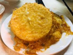 鸡蛋炸馒头片-大槐树烤肉馆