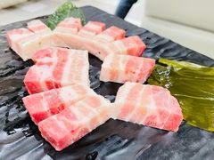 山蒜叶厚猪五花-老板娘的烤肉店(港湾广场店)