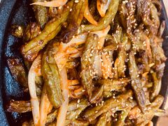 烤豆角-味之朝·烤盘牛肉·松兰拌饭