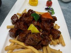 黑椒牛肉粒-汤记传菜(浦江店)
