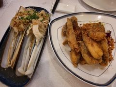 椒盐鲜鱿九肚鱼双拼-喜记避风塘炒辣蟹(旗舰店)