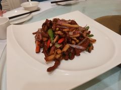 杏鲍菇炒雁柳-西安烤鸭店(369烤鸭王店)