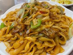 五花肉炒刀削面-韩师傅老大同刀削面(北苑路店)