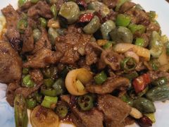 腊八蒜烧肝尖-土菜水饺村(宁夏路店)