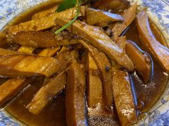 招牌牛肉炖牛板筋-京门老爆三·铜锅涮肉 爆肚(望京店)