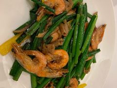 韭菜炒河虾-稻香酒家·33年老字号·港式粤菜(富邦中心店)