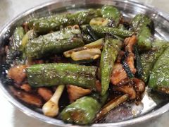 虎皮尖椒爆腩肉-禄源公·老莞诚饭店