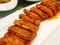 鹅肝酱煎藕饼/例-亢龙太子酒轩·花园店