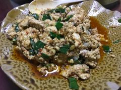 炒毛豆腐-古道饭庄