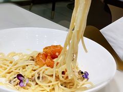 烟熏三文鱼奶油白酱意面-Deer Park鹿园西餐(仁恒置地广场店)