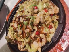 铁板粉丝包菜-天外天烤鸭店(八角店)