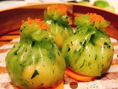 蟹肉菠菜鲜虾饺-皇朝会.经典传统粤菜(外滩店)