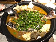 酱香烤鱼-探鱼·鲜青椒爽麻烤鱼(天河优托邦店)
