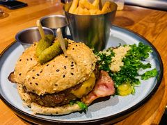 精选蒙大拿牛肉堡组合藤椒鸡腿堡-bluefrog蓝蛙(皇庭广场店)