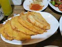鸡蛋炸馒头-炙热童年·老北京炙子烤肉(南锣鼓巷店)