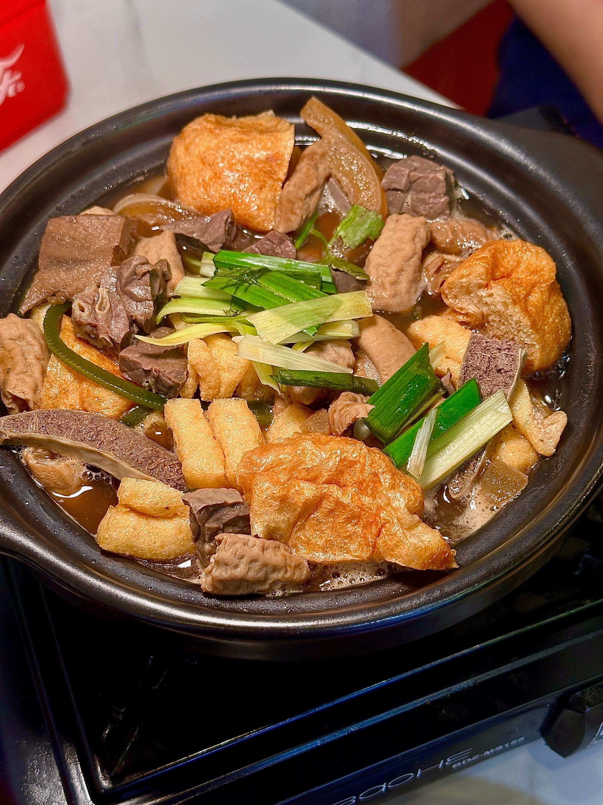 下班去班味,吃个牛杂煲挺开胃呀!