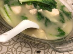 鸡汤芋儿菜-芙蓉凰花园酒楼