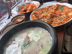 泡菜饼-神仙雪浓汤(明洞店)