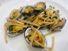 冲菜蒸鲍鱼-寻味顺德·南记酒家·传统顺德菜·鱼生(广源路店)
