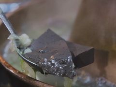 羊血-果松木炭酸菜铜火锅·外婆参鸡汤