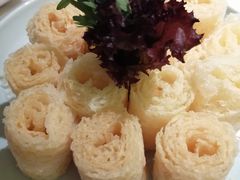 炸豆皮-左庭右院鲜牛肉火锅(浦江欢乐颂店)