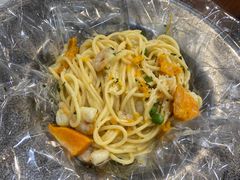 南瓜虾仁椰汁意面-斯比特花园西餐厅(东方商厦店)