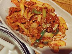 炒五花肉-包装马车·韩国料理·포장마차