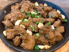 炉火盘烤梅肉-鲜小岛·铜锅涮肉