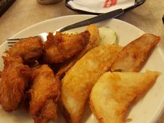 Fried chicken wing & Fried potato-十胜牛和食料理(安达村)