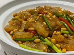 茄汁黄豆焖蹄筋-顺福苑·新派淮扬菜