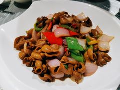 青椒炒肥肠-秦园酒楼(水岸星城店)