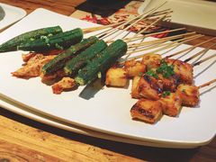 烤秋葵-平娃三宝烧烤·面食(南小街店)