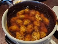 古越陈酿煮花螺-杭州西子湖四季酒店·金沙厅