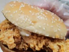 香辣鸡腿堡单人餐兑换券-肯德基(当涂大润发店)