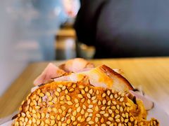 烧饼夹肘子肉-老四烧饼铺(丽源路店)