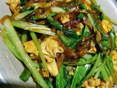小白菜鸡蛋炒粉-七菜馆·东北菜·蒸饺(文体路店)