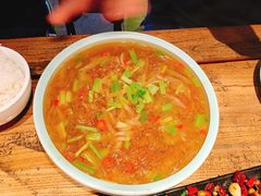 酸萝卜炒粉-麻辣总动员·川派海鲜·现炒浇头面·自贡菜(五彩城店)