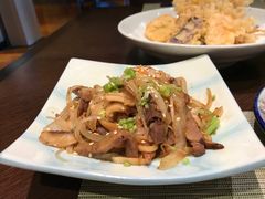 蒜汁炒牛舌-日本桥怀石料理(北京长安大厦店)