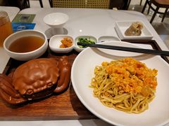 松月素蟹粉拌面-春风松月楼(七宝万科店)